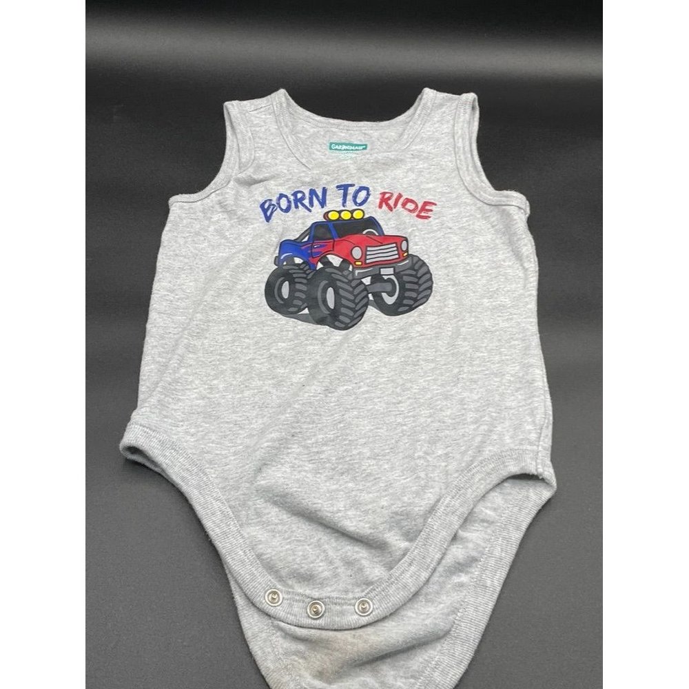 Garanimals 24 month One Piece Monster Trucks Born to Ride Length 16 Inches